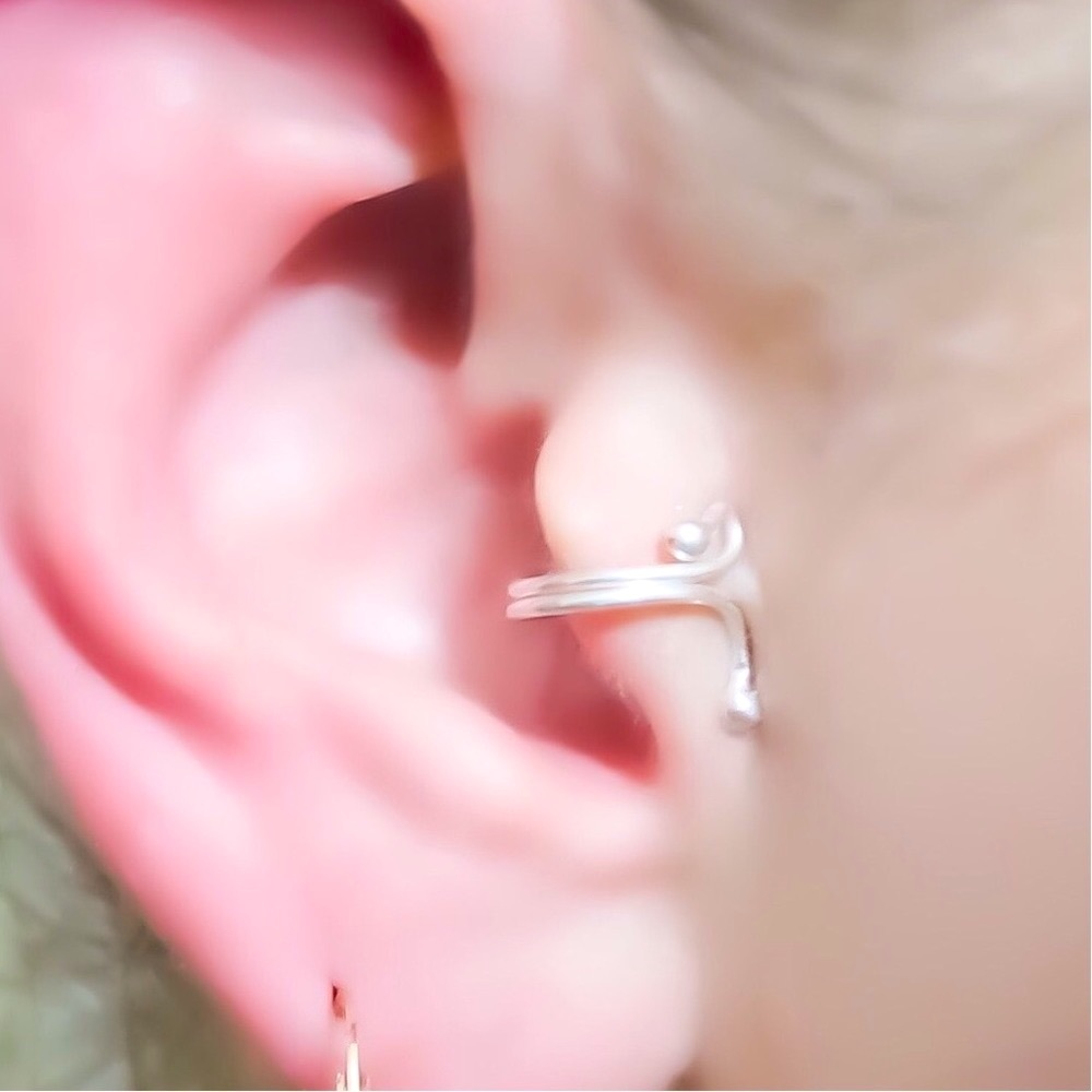 3 x fake tragus earring